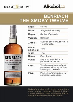 BenRiach The Smoky 12y 0,04l 46%