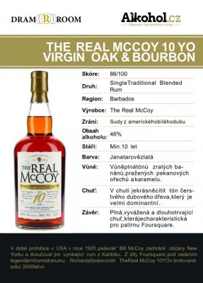 The Real MCcoy 10y 0,04l 46%