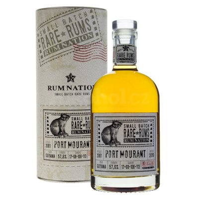 Aukce Rum Nation Port Mourant 2001 0,7l 57,6% GB L.E.