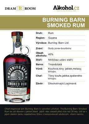 Burning Barn Smoked Rum 0,04l 40%