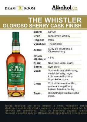 The Whistler Oloroso Sherry Cask Finish 0,04l 43%