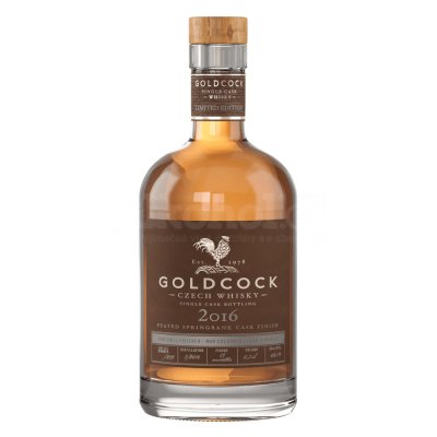 Aukce Gold Cock Peated Springbank Cask Finish 2016 0,7l 62,1% GB L.E. - 249/299