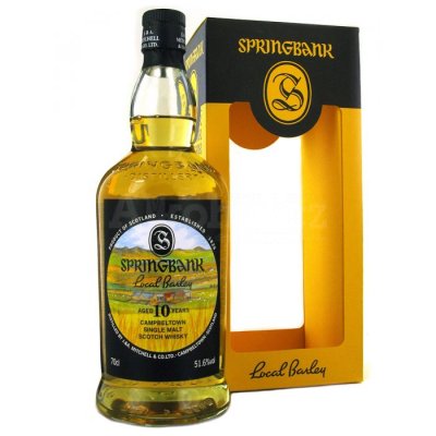 Aukce Springbank Local Barley 10y 0,7l 51,6% L.E. 2022 release