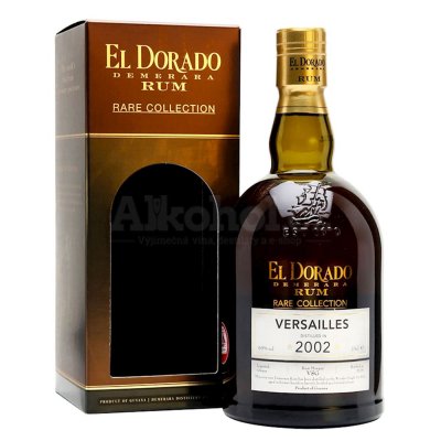 Aukce El Dorado Rare Cask Collection Versailles 12y 2002 0,7l 63% GB L.E.