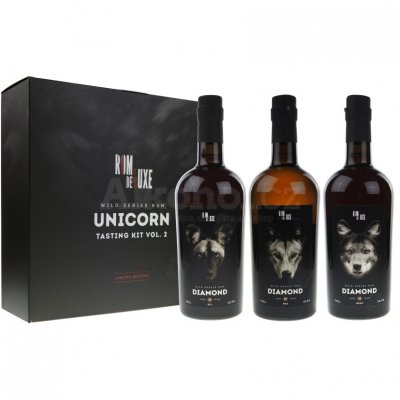 Aukce Rom De Luxe Wild Series Unicorn Tasting kit Vol. 2 3×0,7l GB