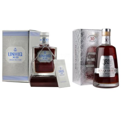 Aukce Unhiq Malt Rum XO 25y & Quorhum 30y