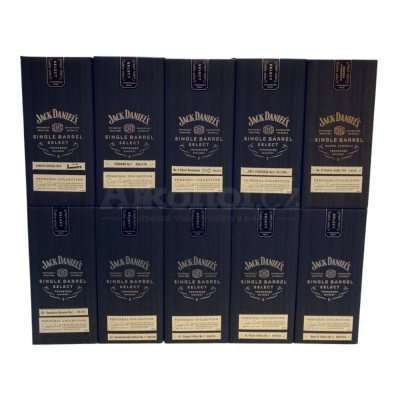 Aukce Jack Daniel's Single Barrel Personal Collection 10×0,7l 45% GB