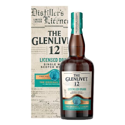 Aukce Glenlivet Licensed Dram 12y 0,7l 48% GB