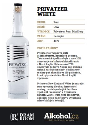 Privateer New England White 0,04l 40%