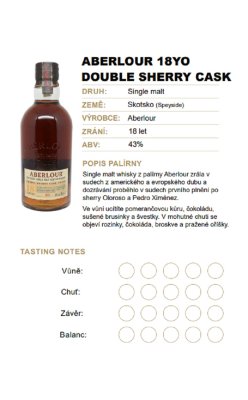 Aberlour Double Sherry Cask Batch No.003 0,02l 43%