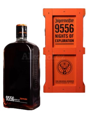 Jägermeister 9556 Nights of Exploration 0,7l 40% L.E. Dřevěný box