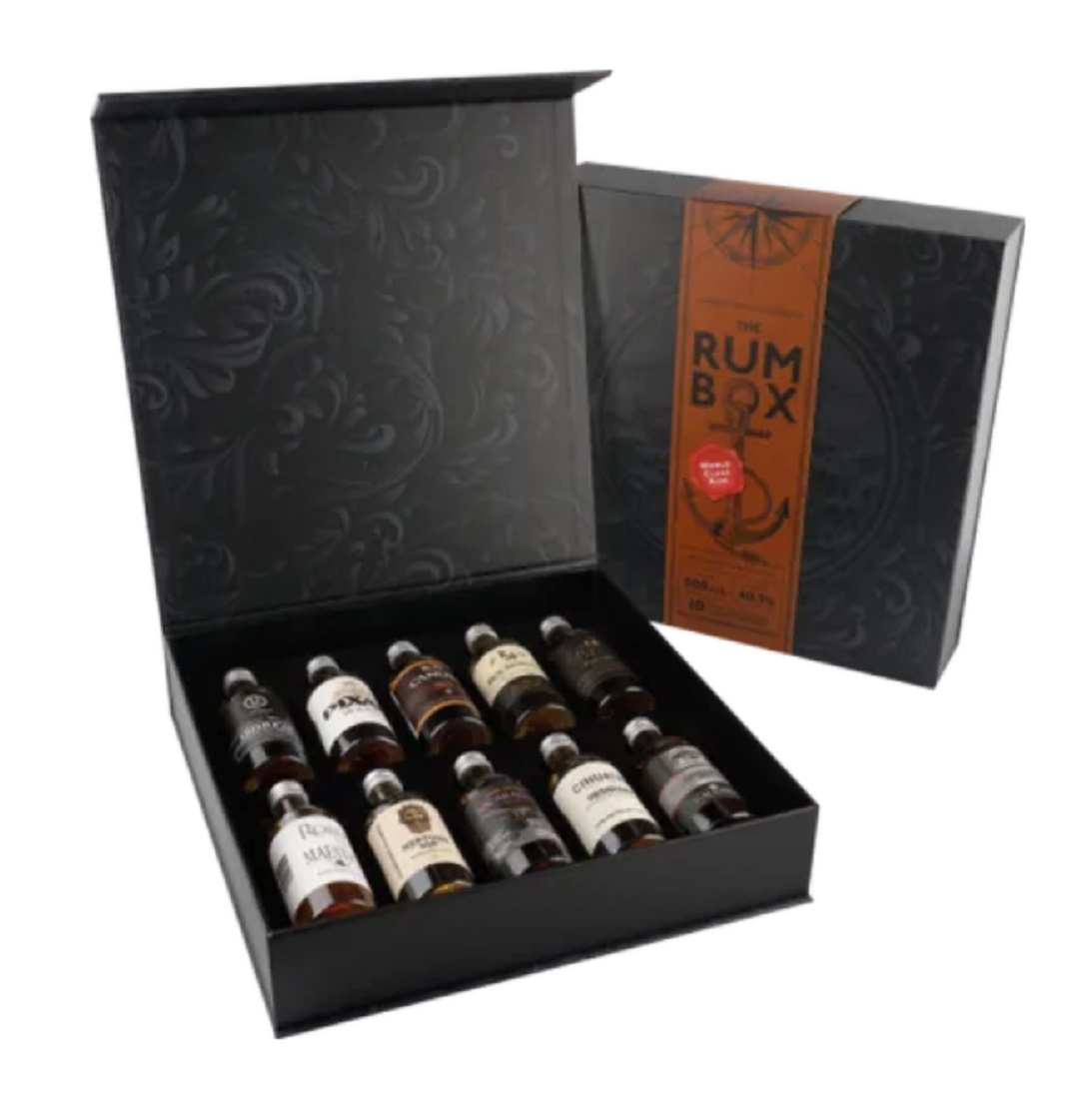 Rum Box Red Edition GB 40,9% 10×0,05l